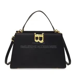 Ladies Structured Handbag With Shoulder Strap