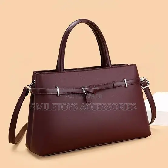 Ladies Structured Handbag With Matching Wallet & Shoulder Strap