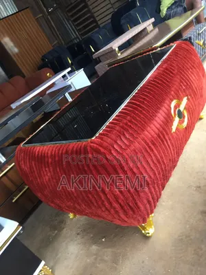 Ottoman Center Table With Glass Top