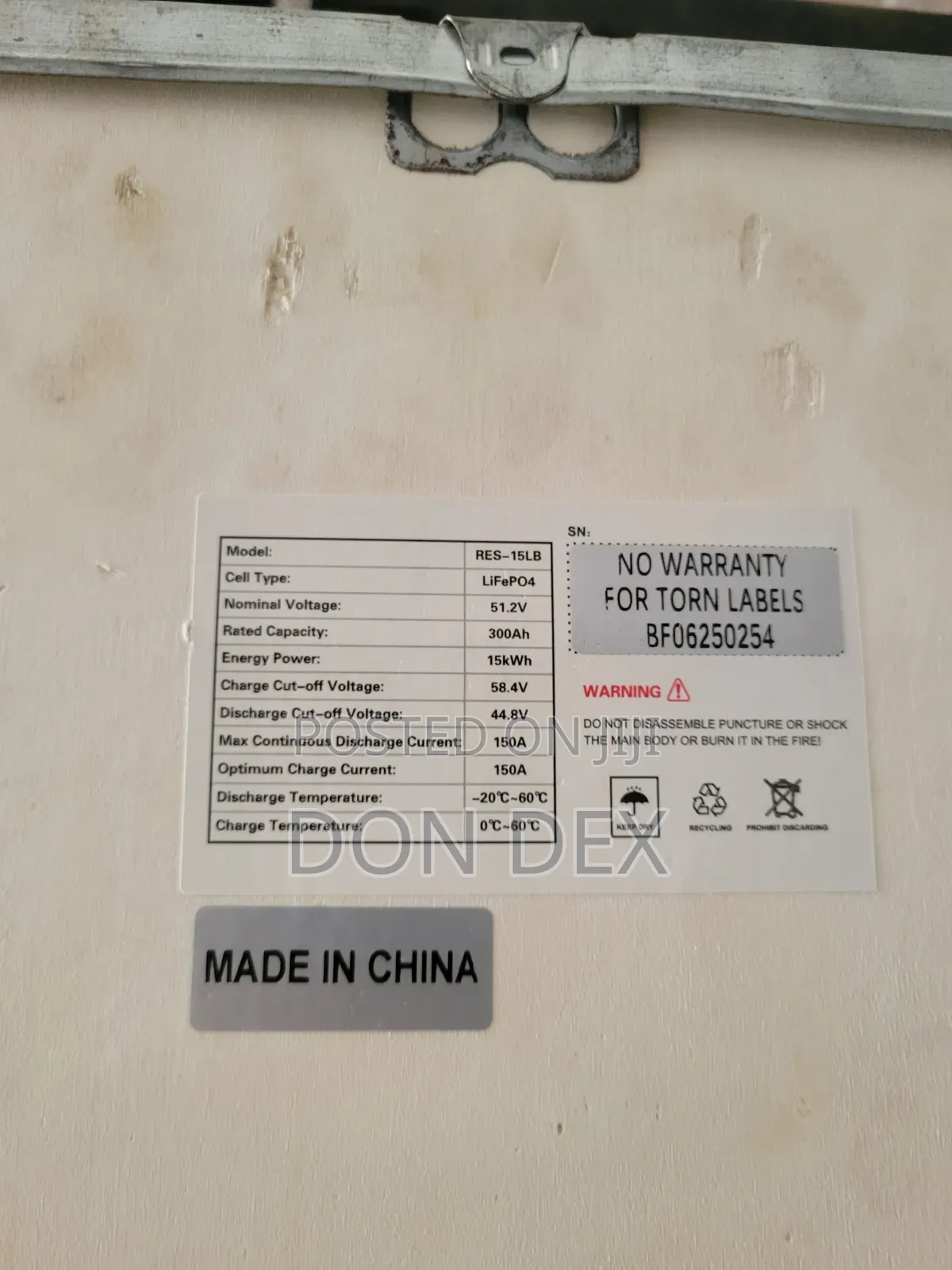 15kwh 48v Hyper Power Lithium Ion Battery