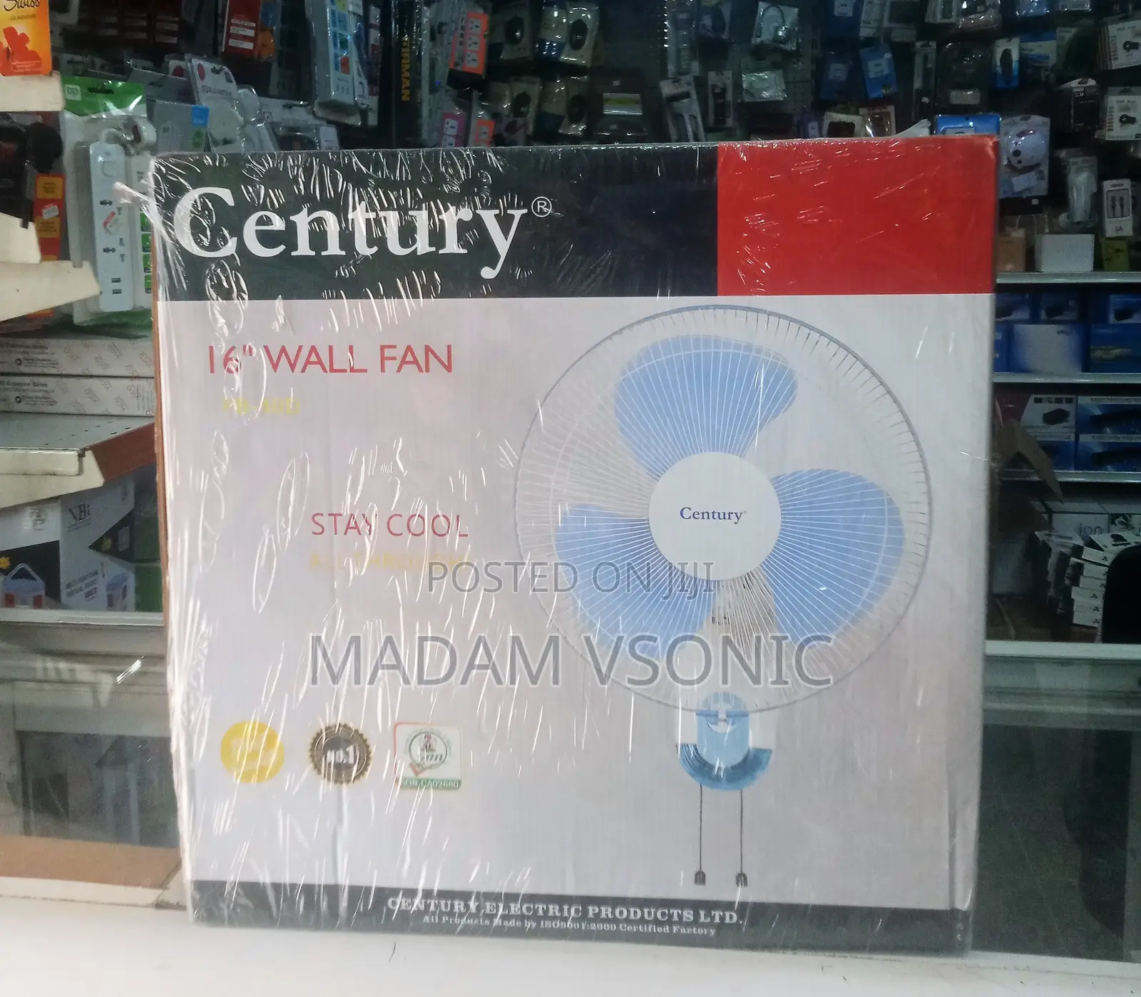 Century 16 Inch Wall Fan