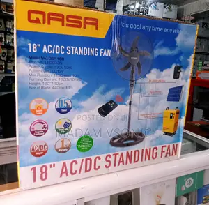 QASA 18 Inch AC-DC Standing Fan