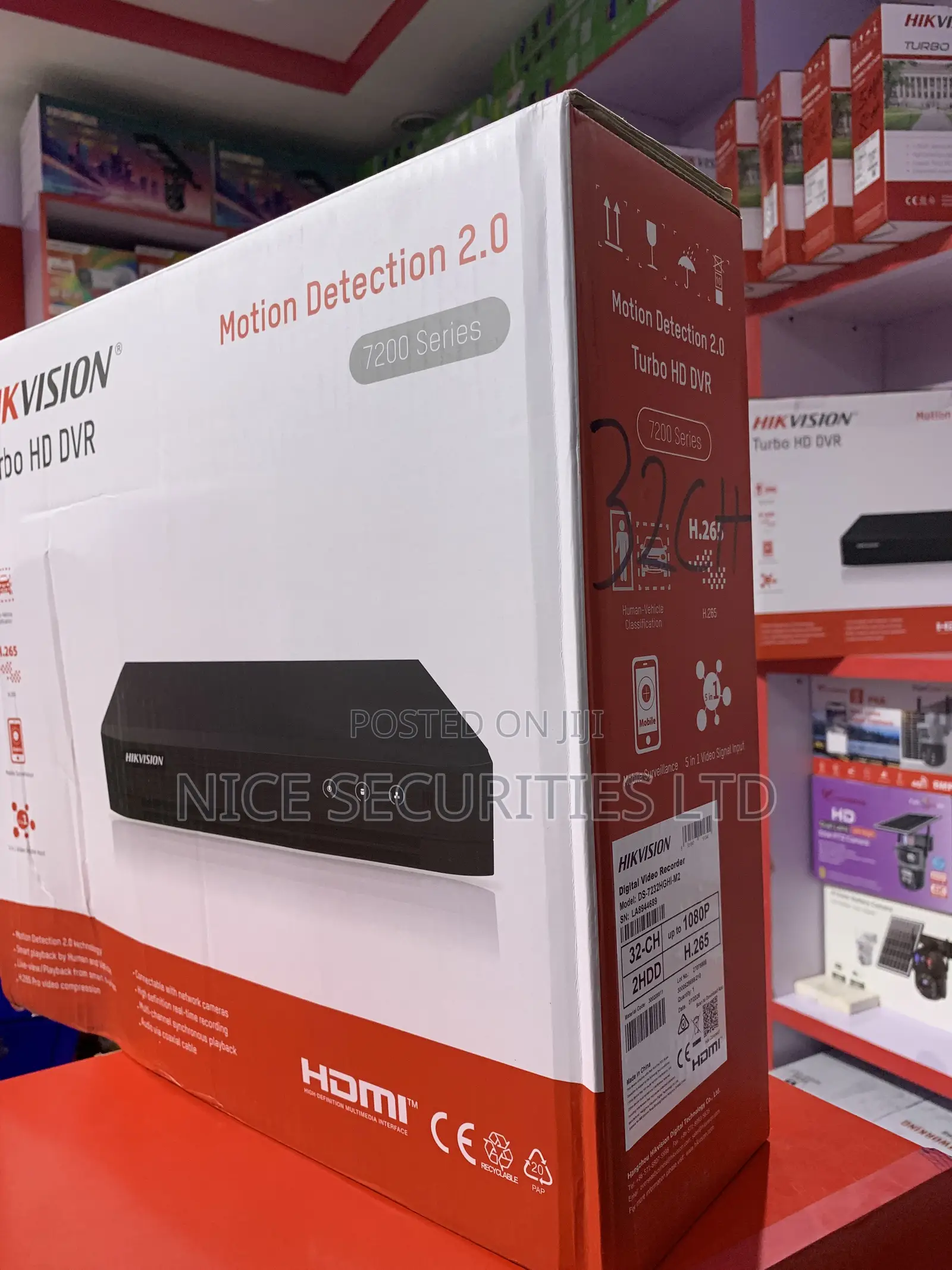Hikvision 32Channels DVR, 2MP