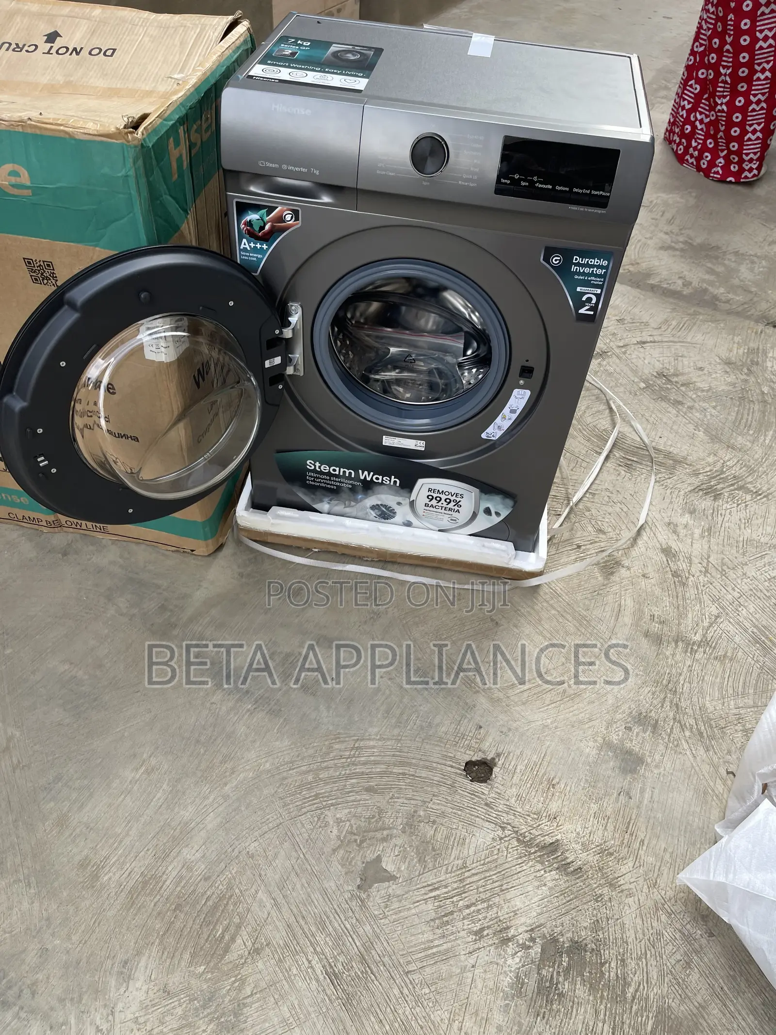Hisense Automatic Laundry Companion With Wash and Spin