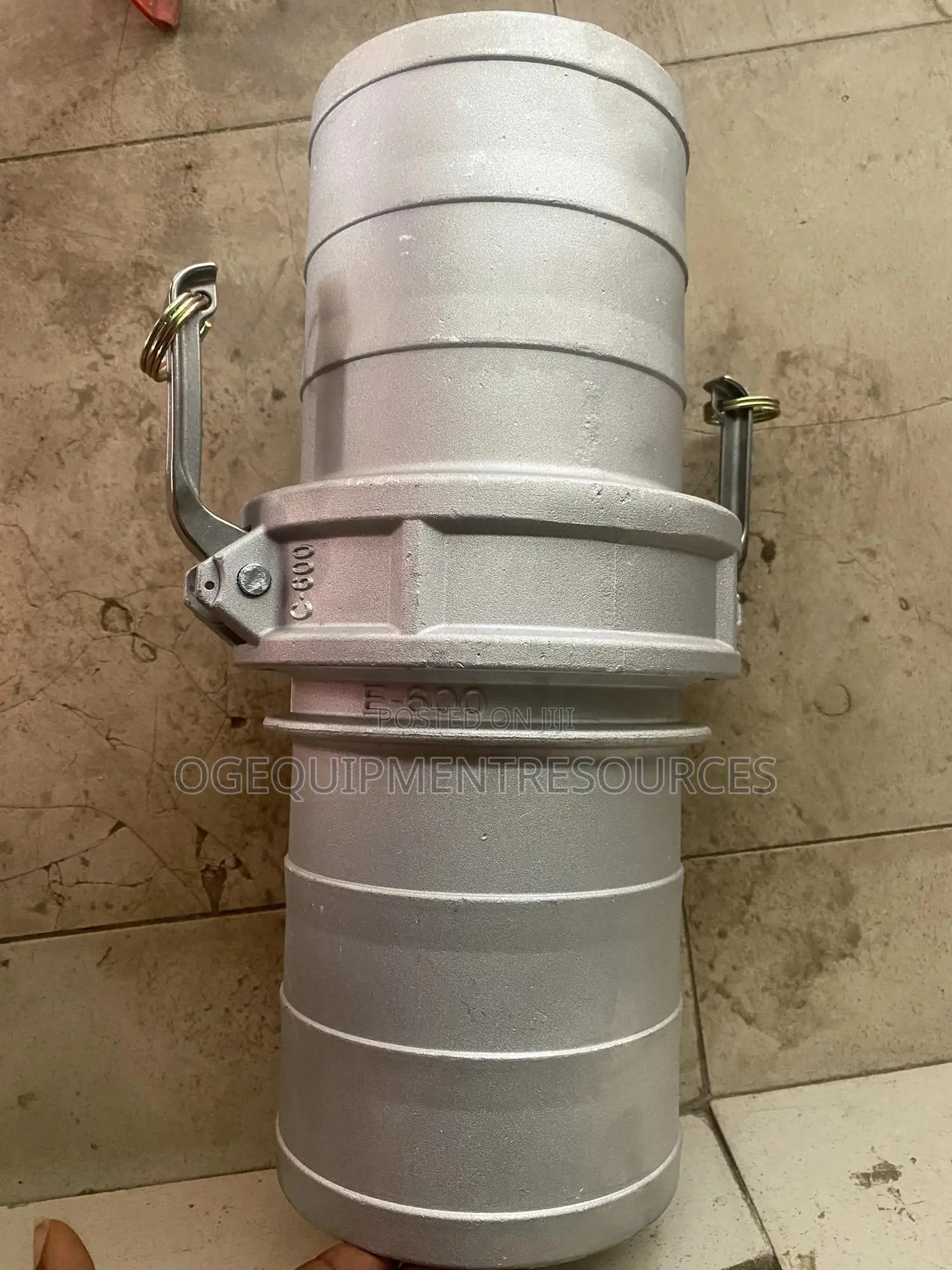 6” Aluminum Cam Lock Coupling.