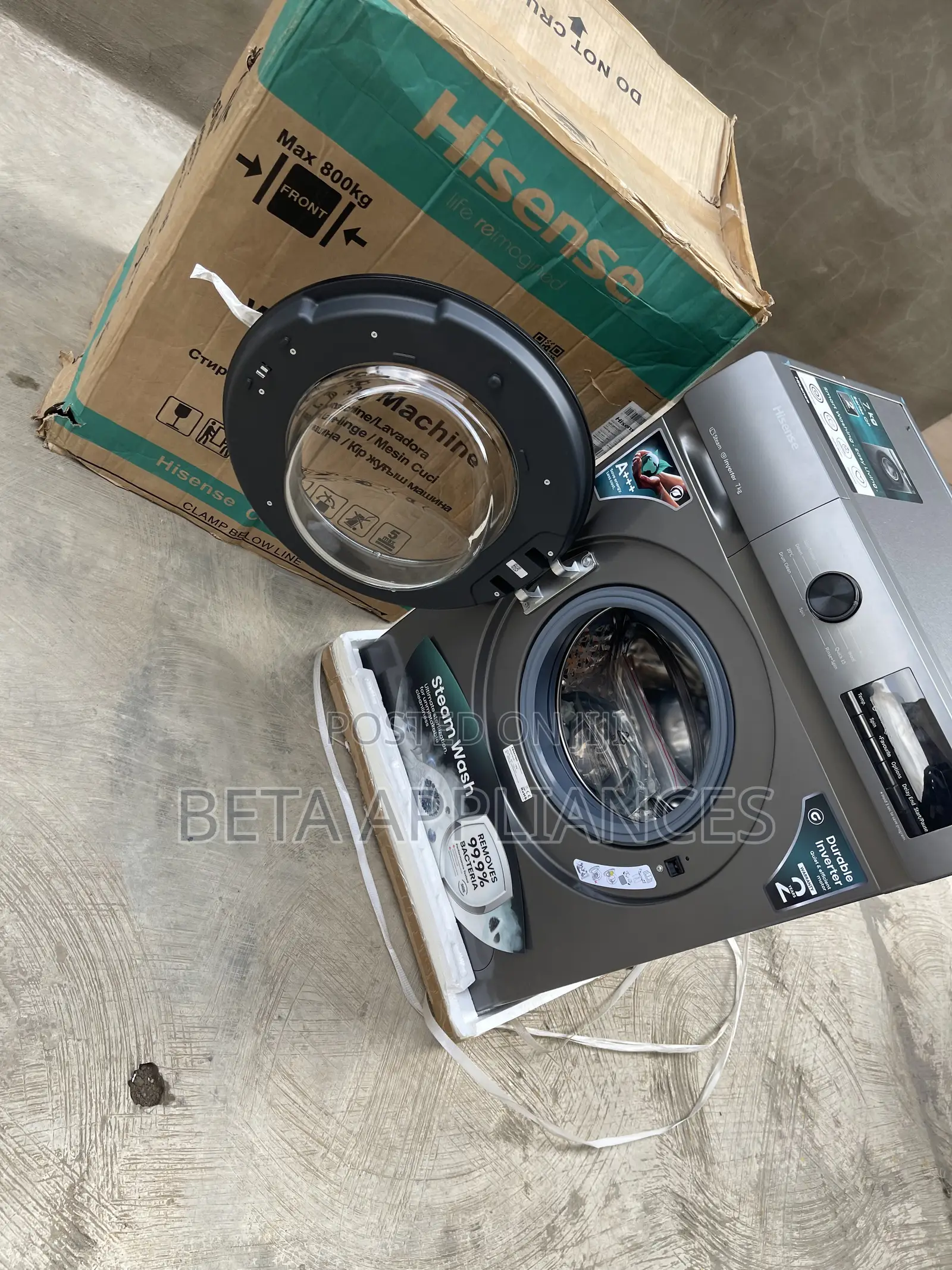 Hisense 7kg Appliance for Routine Clothing Maintenance