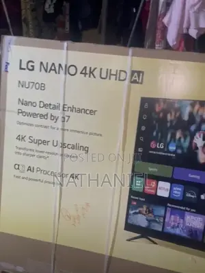 (Newly Arrived) 2026 85 Inches LG Nano 4k UHD Ai Nu70b