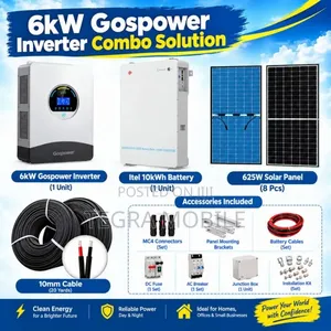 6kw Gospower Inverter Combo Solution