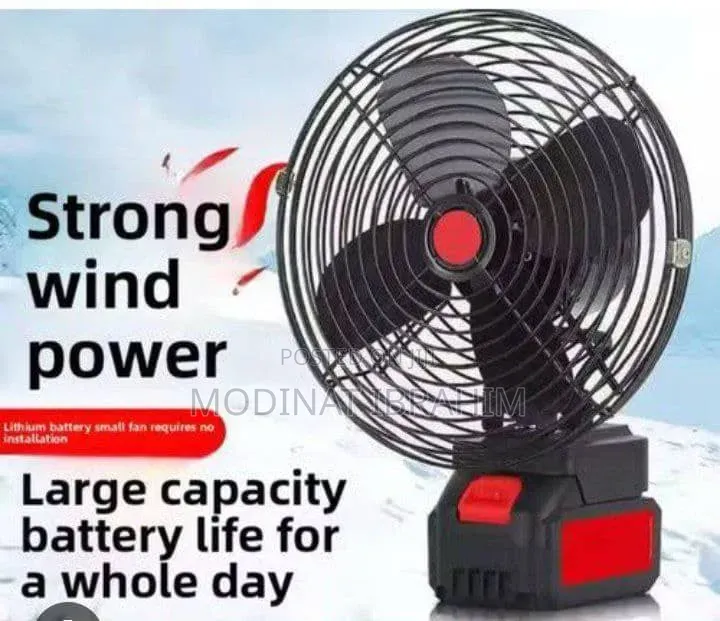 Rotating Lithium Fan With (2) Two Batteries