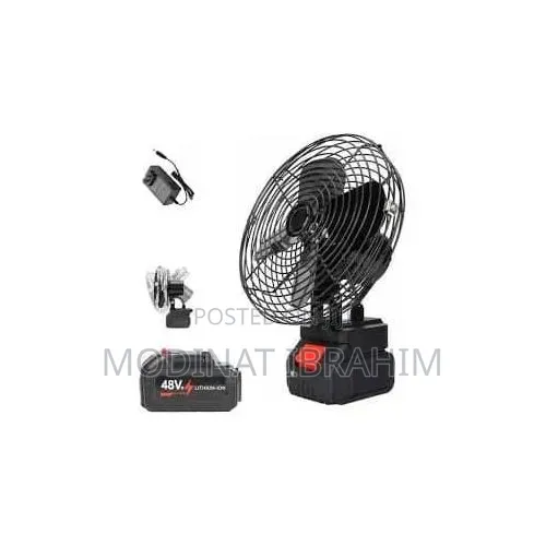 Rotating Lithium Fan With (2) Two Batteries
