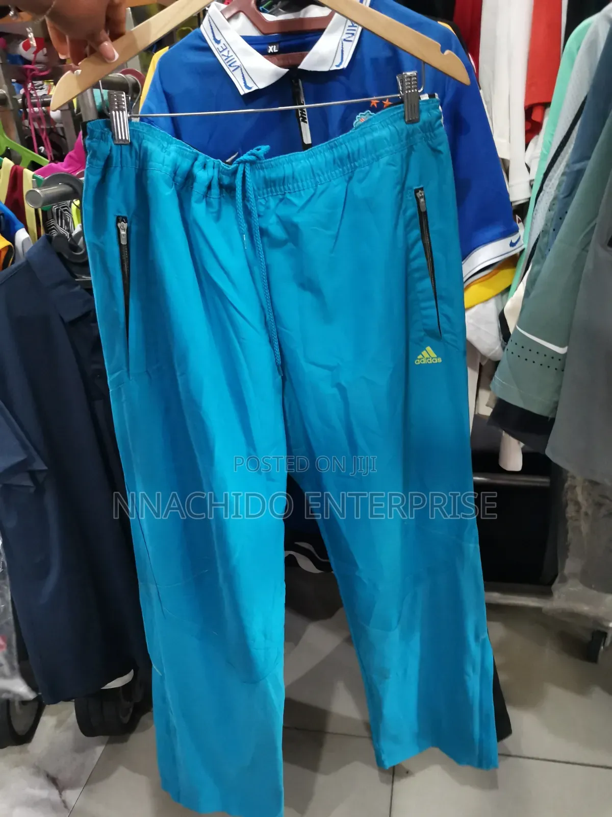 Men Blue Quality Joggers