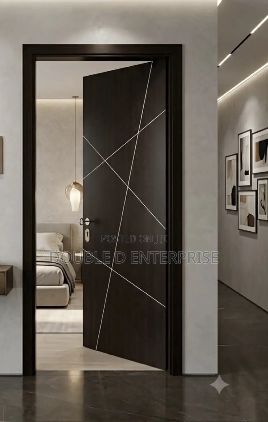 Modern Turkish Wooden Door