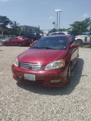 Toyota Corolla Sedan 2004 Red