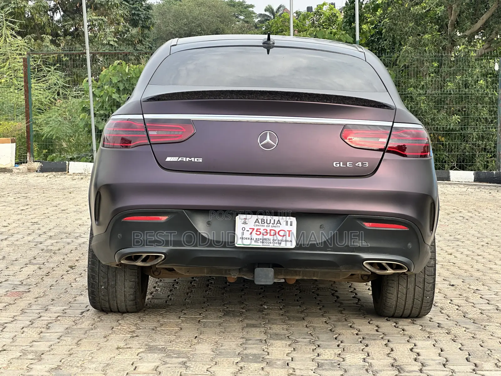 Mercedes-Benz GLE-Class 2018 Purple