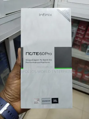 New Infinix Note 60 Pro 256 GB Black