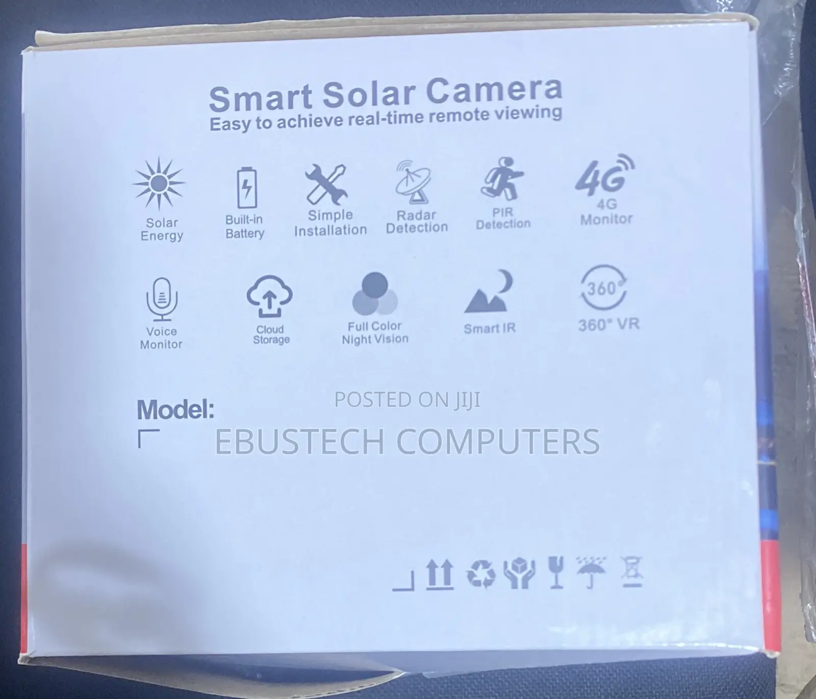 V380 Dual Len Solar Camera 4g