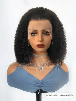 Bob Wig Kinky Curly Human Hair Lace Wigs