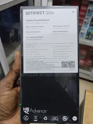 New Infinix Smart 20 64 GB Black