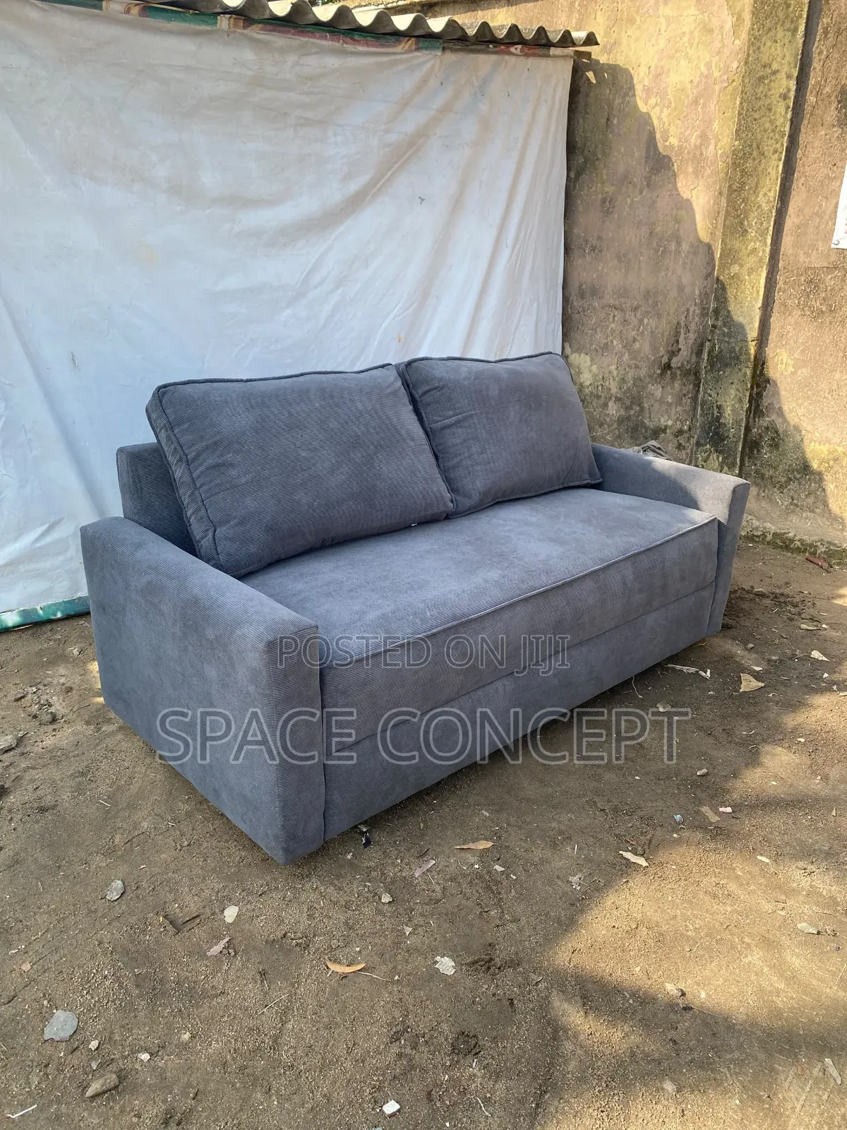 3-Seater Fabric Sofa