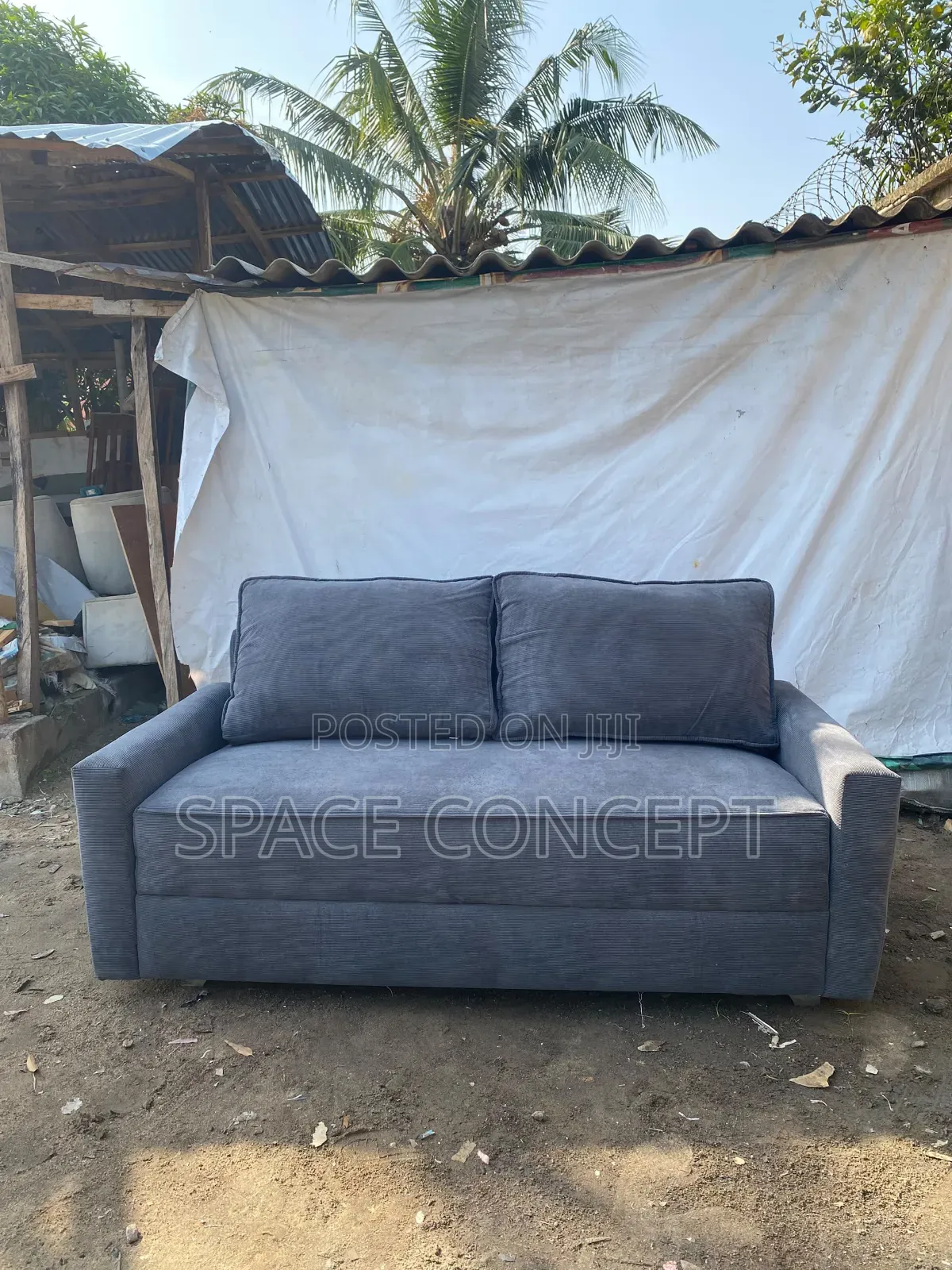 3-Seater Fabric Sofa