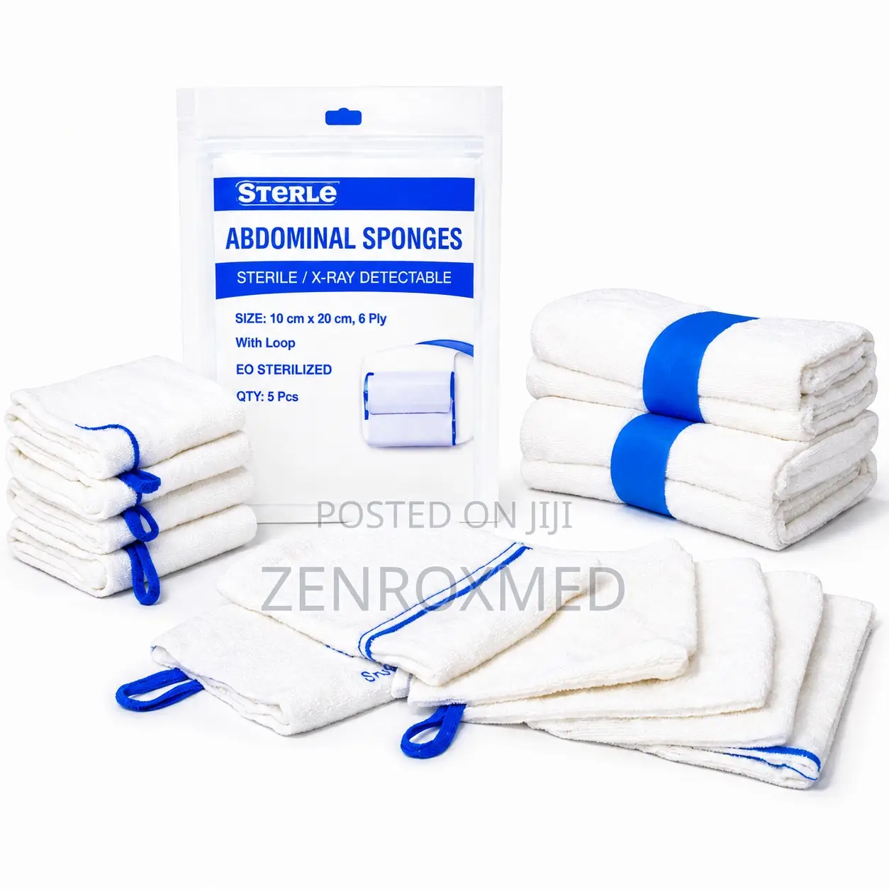 Abdominal Mop / Laparotomy Surgical Swab (Sterile, X-Ray Detectable)