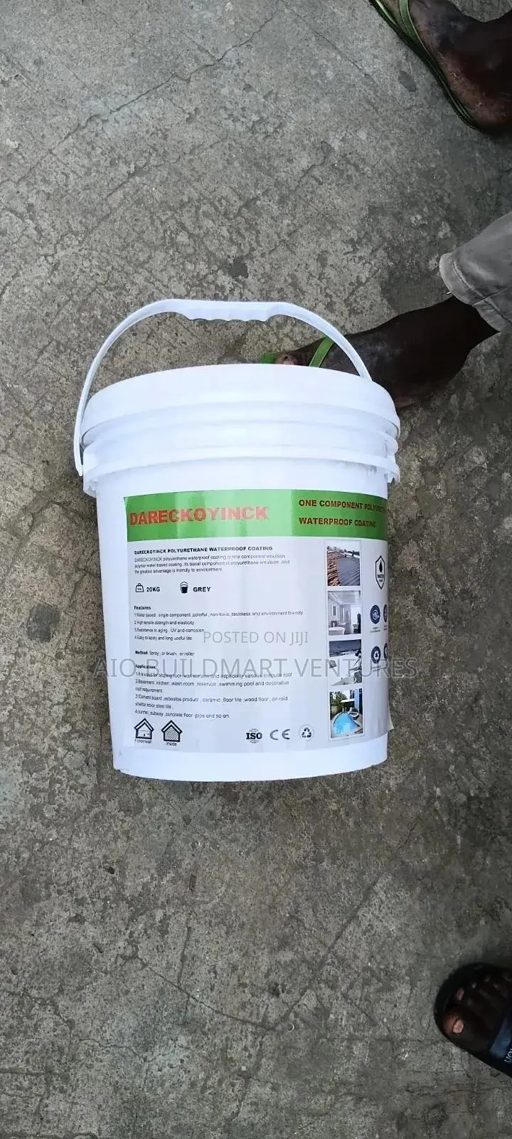Waterproof Coating Paint for Soaked Wall or Leaking Decking