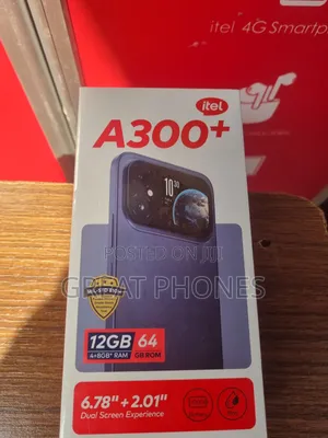 New Itel A300+ 64 GB Blue