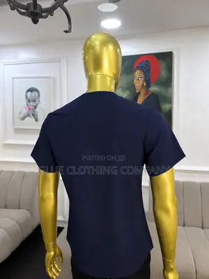 Navy Blue Pajamas Shirt
