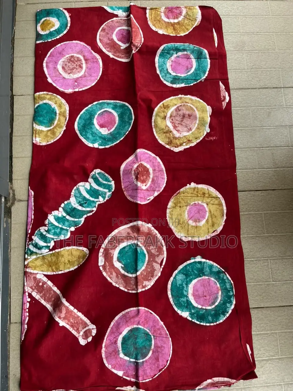Adire Art Work on Cotton