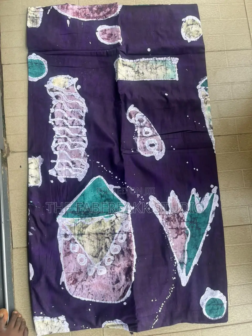 Adire Art Work on Cotton