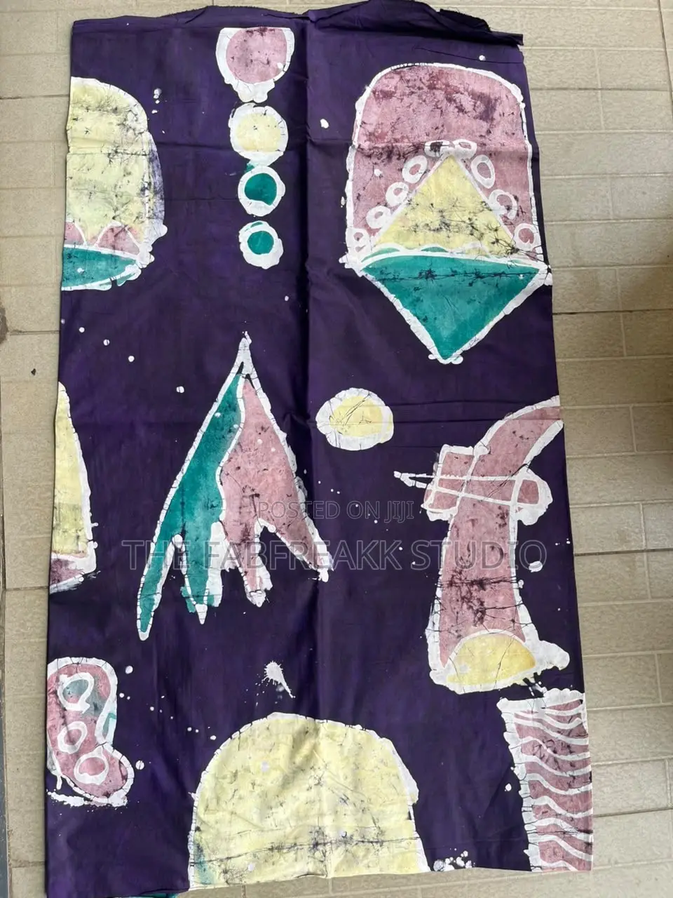 Adire Art Work on Cotton