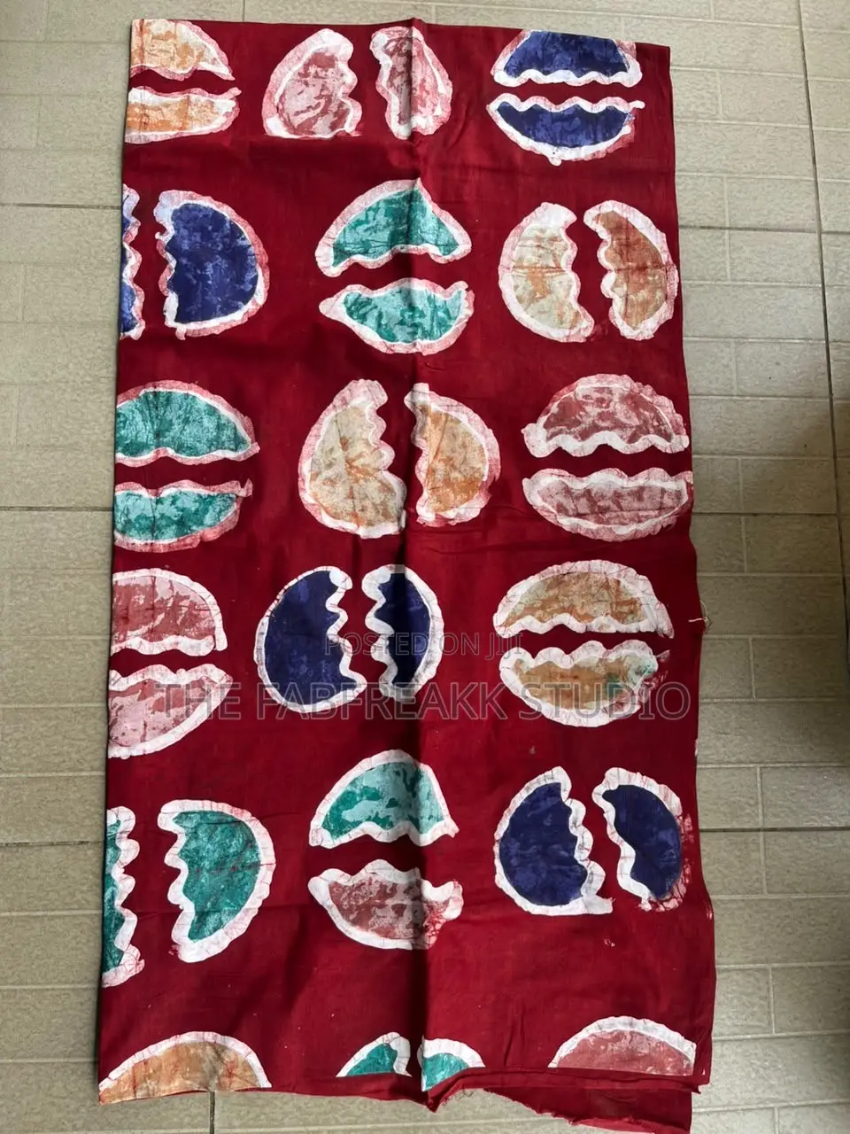 Adire Art Work on Cotton