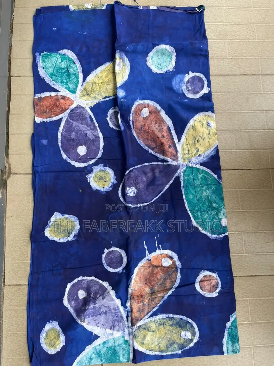 Adire Art Work on Cotton
