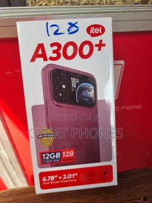 New Itel A300+ 128 GB Gray