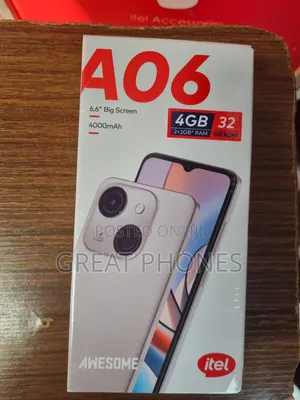 New Itel A06 32 GB Black