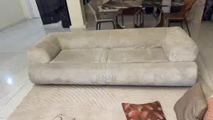 Cream Modern 3-Seater Sofa