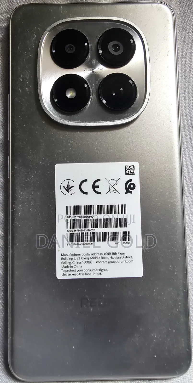 Xiaomi Redmi Note 15 Pro 256 GB Gold