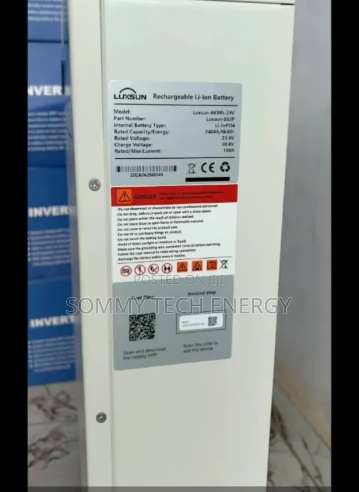 6kwh_24v Luxsun Luthiun Ion Battery