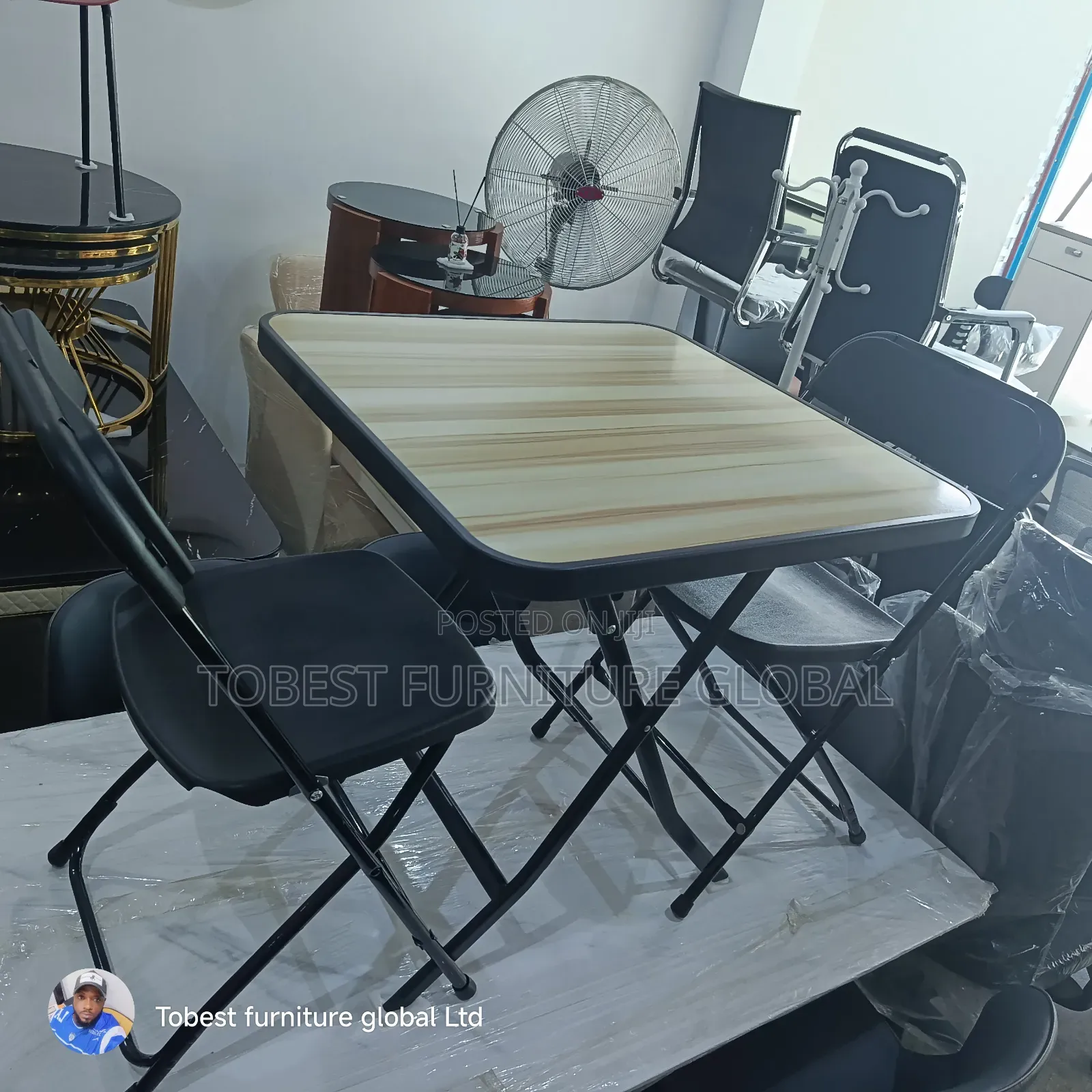 2-Seater Foldable Table & Chair Set