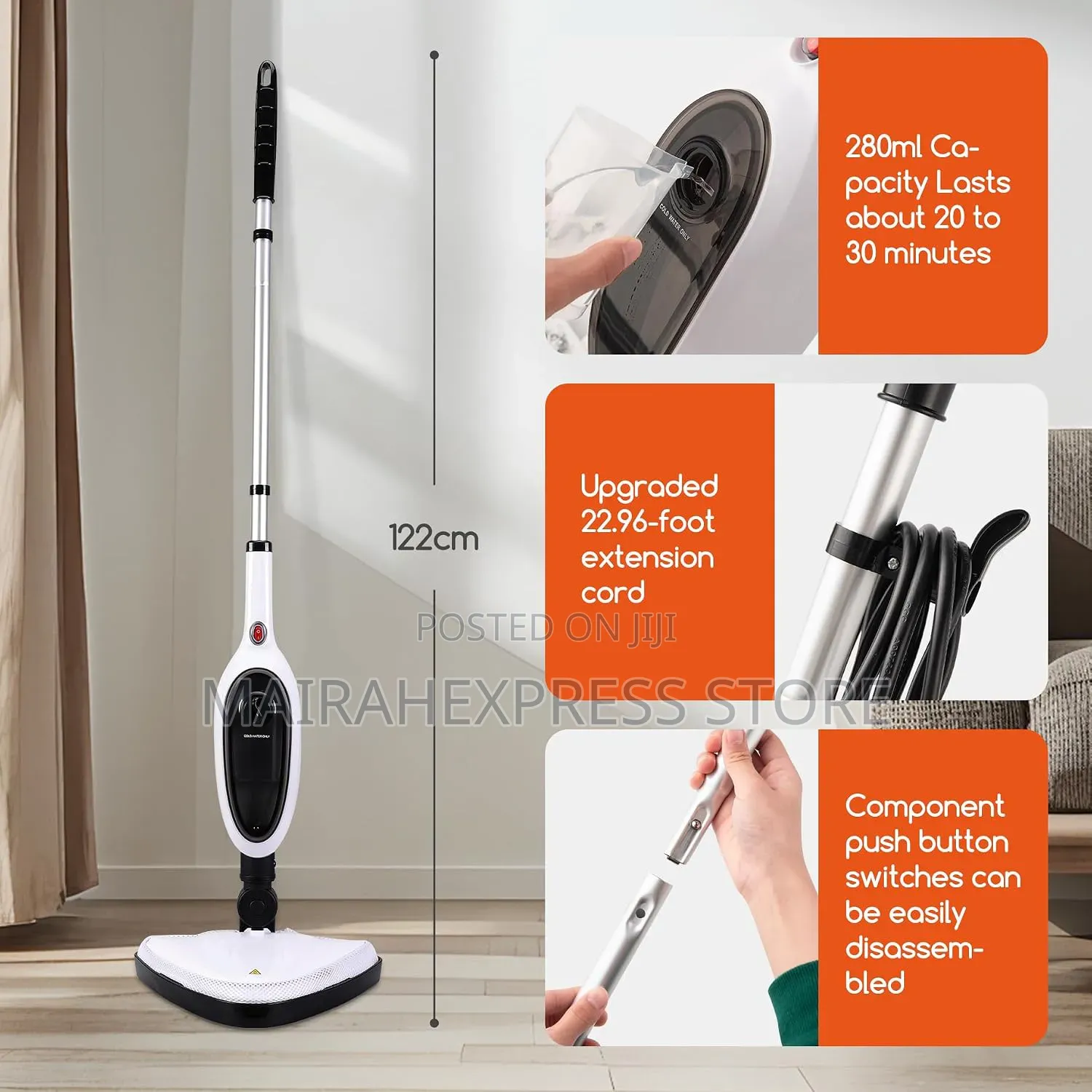 Handheld High-Temperature Steam Mop T461