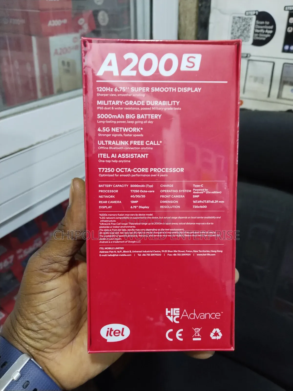 New Itel A200 64 GB Gray