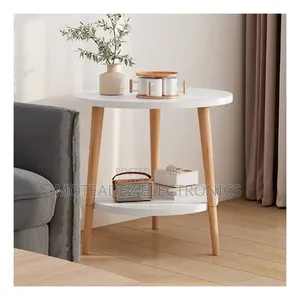 2 Layers Creative Classic Modern Round Wooden Side Table/Stool