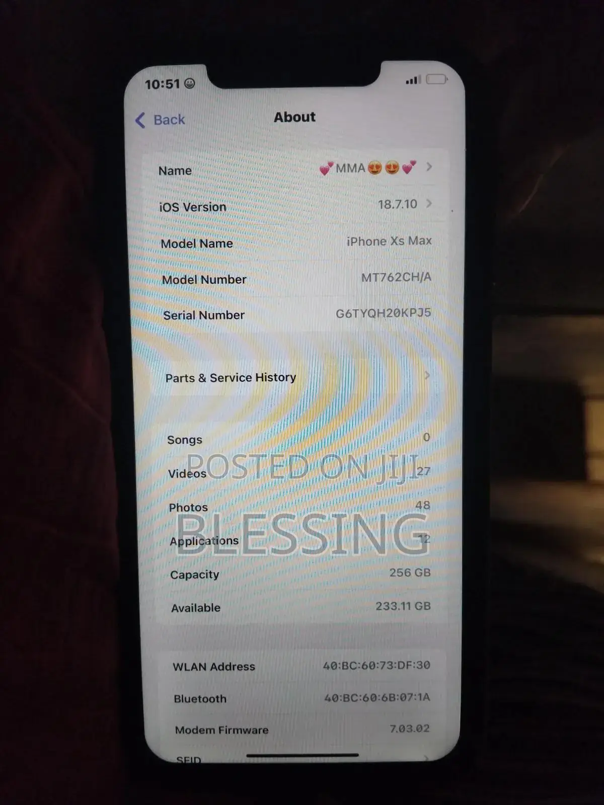Apple iPhone XS Max 256 GB Silver
