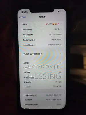 Apple iPhone XS Max 256 GB Silver