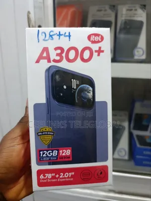 New Itel A300+ 128 GB Black