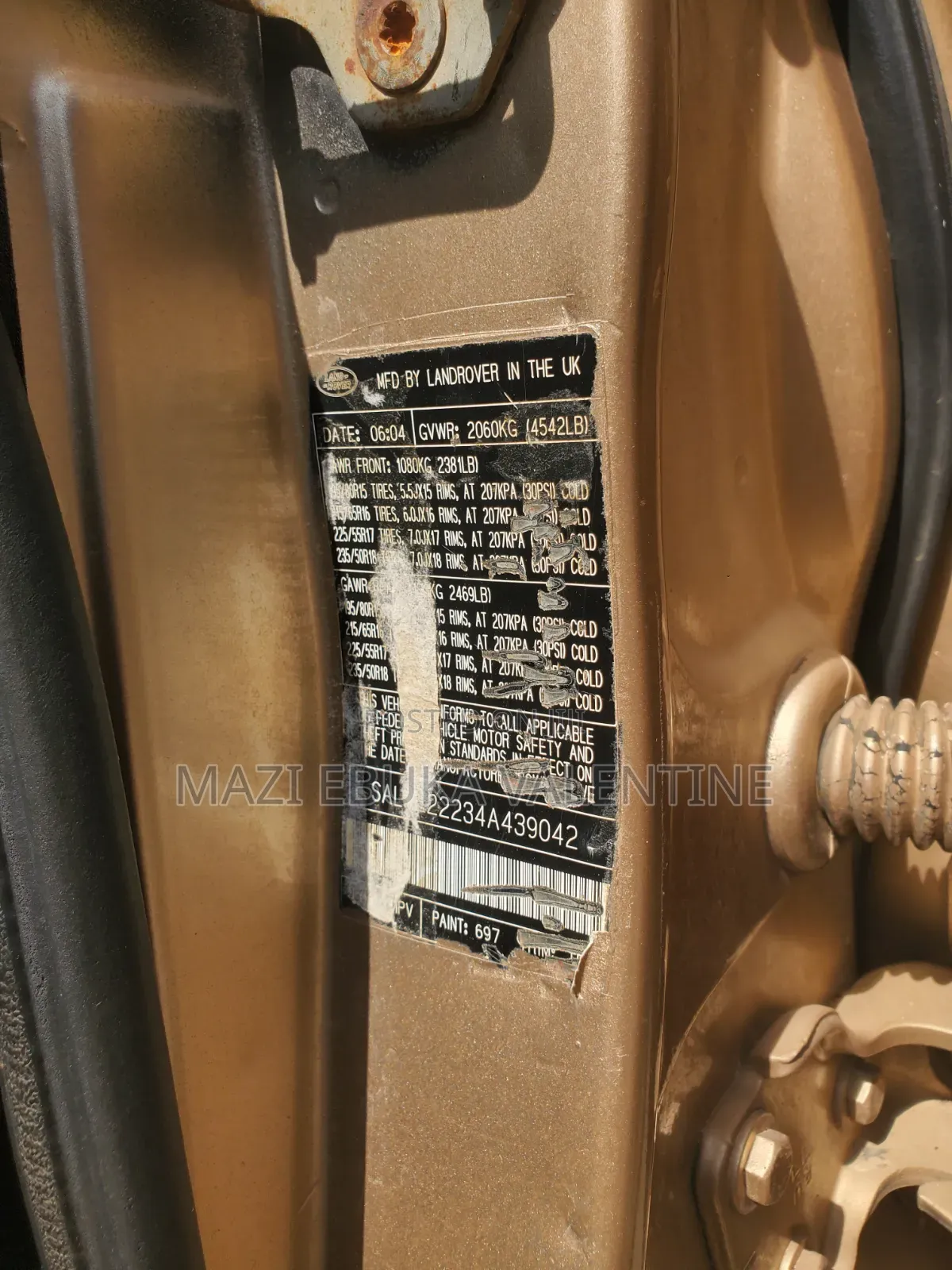 Land Rover Freelander 2005 Gold