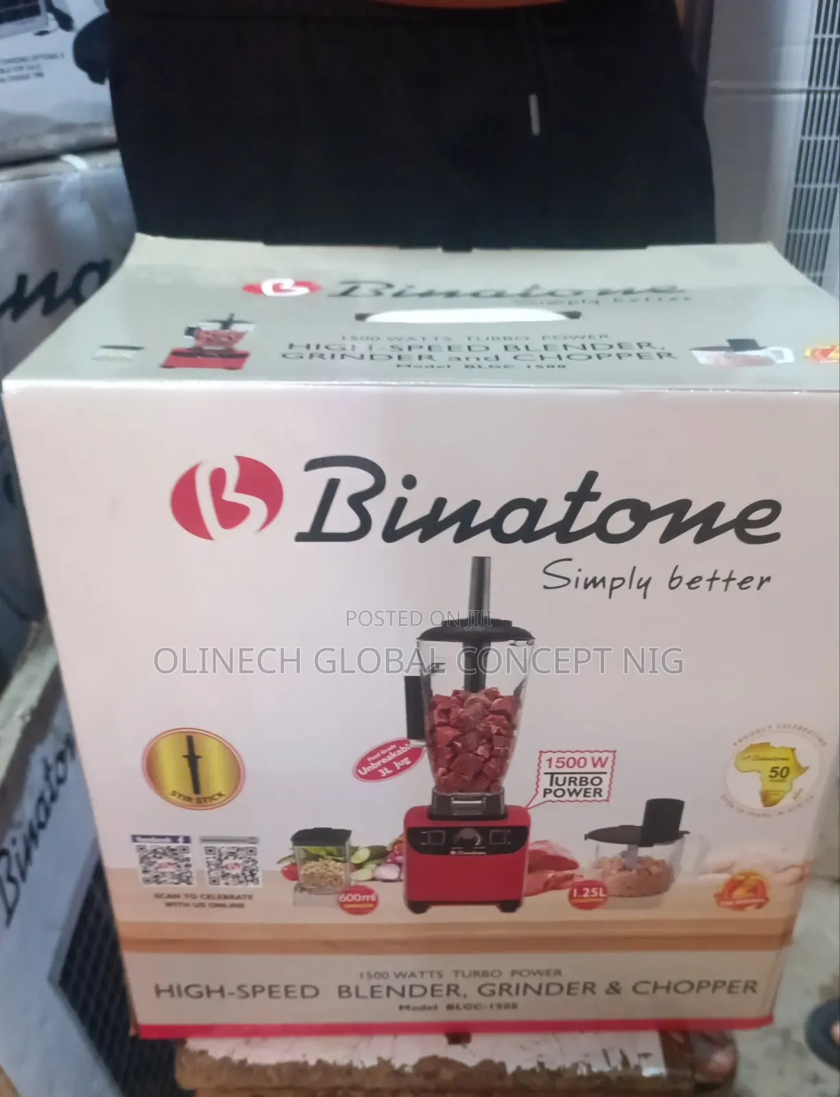 3 Liters Binatone Turbo Blender