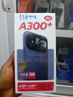 New Itel A300+ 128 GB Blue