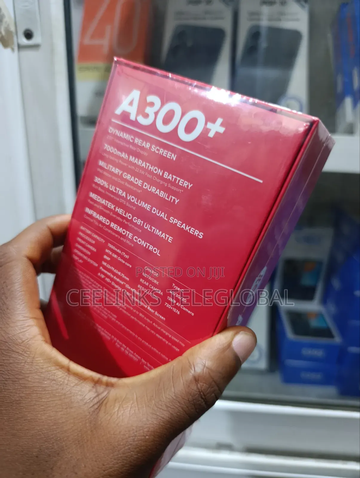 New Itel A300+ 128 GB Blue