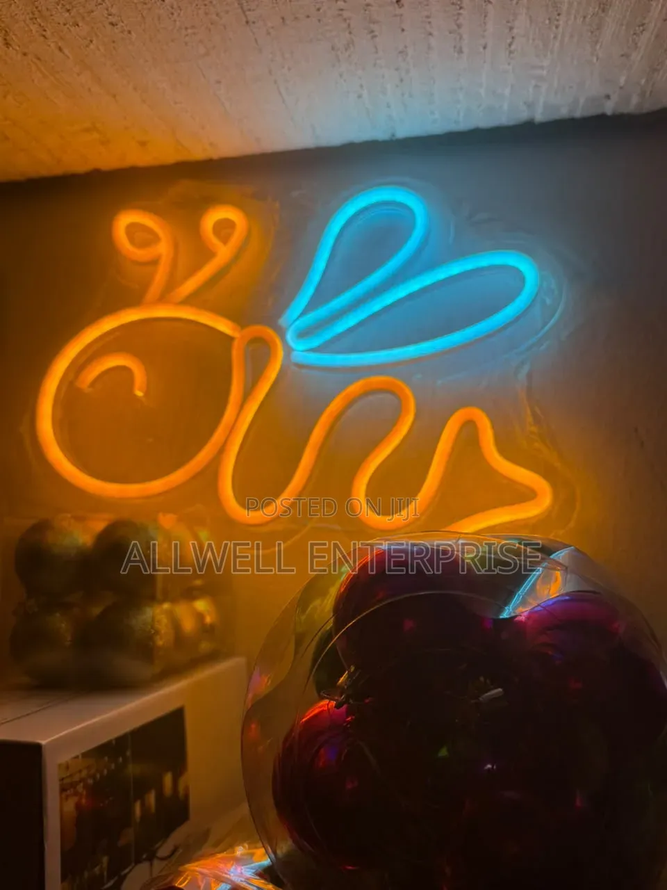 LED Neon Sign Bee Christmas Gift